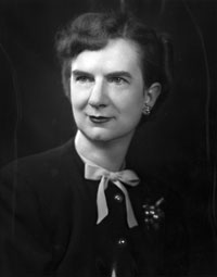 Pitt English Professor Emily G. Irvine. Photograph courtesy of University Archives, University of Pittsburgh