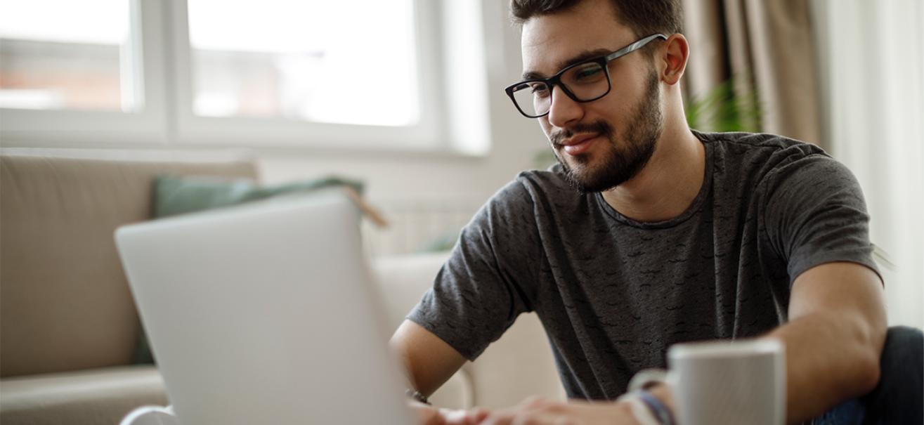 Man on laptop